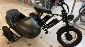Новинка 2025: электровелосипед с люлькой - Eco Koleso M7 Retro. Полноприводный (2WD) электрофэтбайк