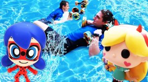 Принцесса Звёздочка и Чиби Леди Баг на олимпиаде с Акватим!