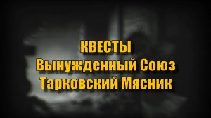 Escape From Tarkov. Квест «Тарковский Мясник» и «Вынужденный Союз» Прохождение