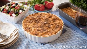 Греческая мусака. Классический рецепт с баклажанами и фаршем