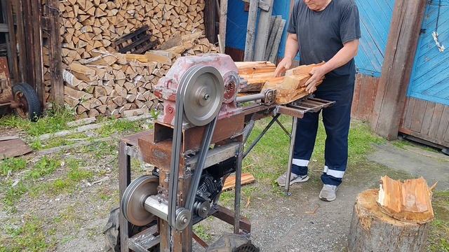 Редукторный дровокол