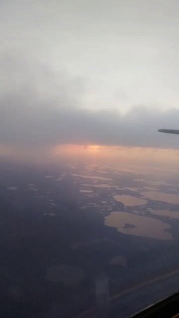 Красиво на закате. ХМАО.