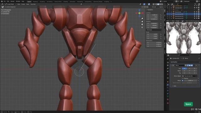 Sculpting - Part 3 Scraping and pulling with the Snake Hook brush to refine base shapes смотреть онлайн