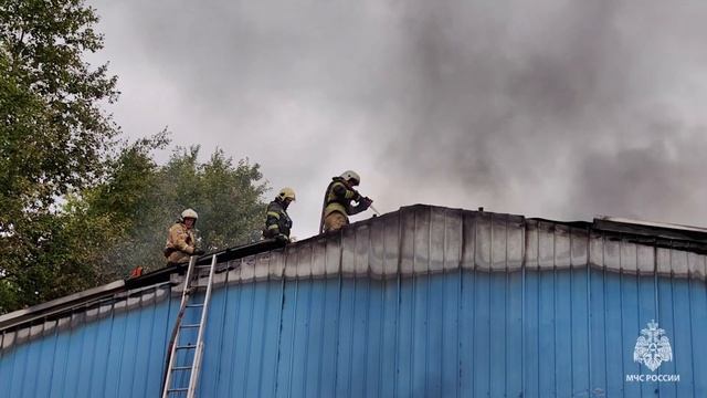 В Хабаровске огнеборцы ликвидировали пожар на улице Зеленой смотреть онлайн