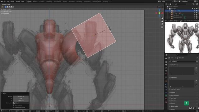 Sculpting - Part 1 Base Mesh creation, Introduction to Sculpt Brushes смотреть онлайн