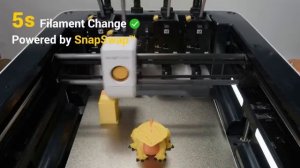 3D принтер Snapmaker U1 - FDM 3D-принтер с системой SnapSwap - тулченджером на 4 печатающих головки