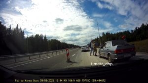 ДТП в Свердловской области "Воспитание залетного"