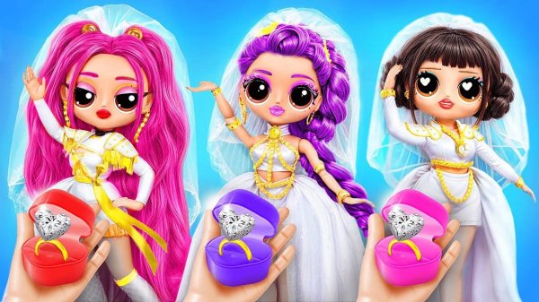 Кейпоп - Охотницы на демонов! Свадебные идеи для кукол ЛОЛ ОМГ