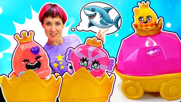 Акула атакует Pinky Promise! 🦈🌊😲 Спасение игрушек в саду единорога