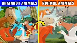 МЕМНЫЙ ОБРАТНЫЙ АПГРЕЙД: Как Brainrot-Животные Стали НОРМАЛЬНЫМИ!