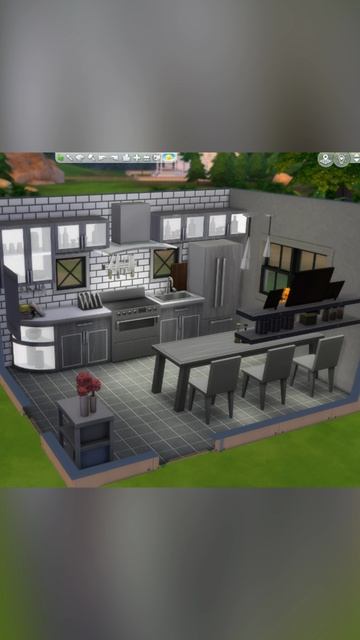 Строю кухню только с помощью комплекта Классная кухня в Sims 4 смотреть онлайн