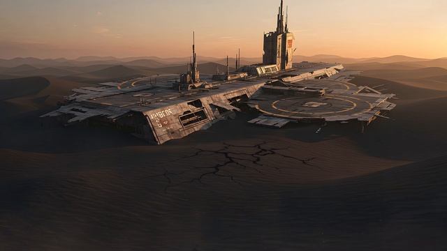 BETWEEN DUNES ｜ Dark Dystopian Ambient ｜ Alien World Soundscape ｜ Dystopian Ambience, Background