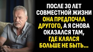 Жизненные истории. После 30 лет совместной жизни она предпочла другого, а я. Слушать аудиорассказ