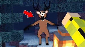 Я ПРИЗВАЛ ОЛЕНЯ 99 НОЧЕЙ В ЛЕСУ В СВОЕМ МИРЕ В МАЙНКРАФТ ! DEER 99 NIGHTS IN A FOREST MINECRAFT