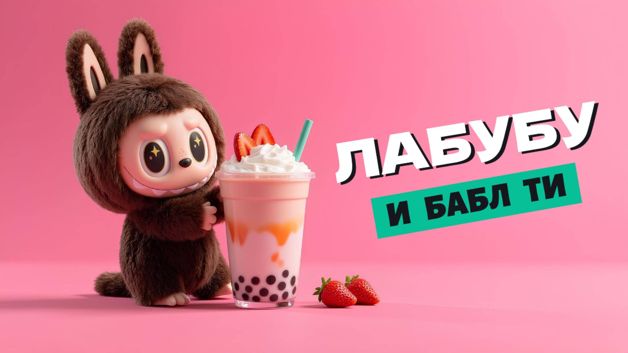 ЛАБУБУ И БАБЛ ТИ 🍹✨ Мультфильм про Лабубу 😍 смотреть онлайн