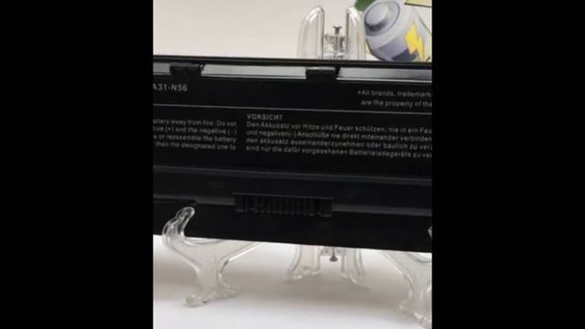 Обзор аккумулятора для ноутбука Asus A32-n56 Original quality смотреть онлайн