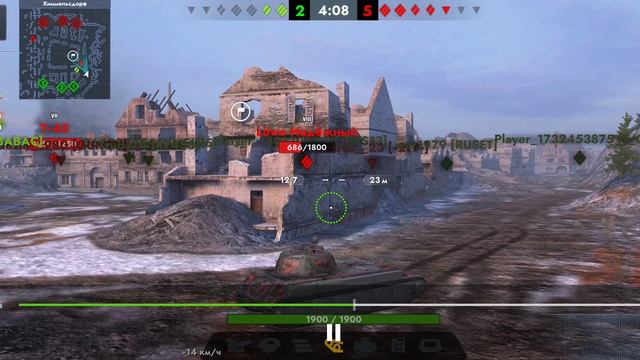 WOT Blitz. отличный бой
