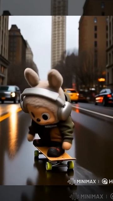 Лабубу в кроссовках Модерам