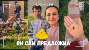 Он сам предложил... | Показываю туалет  - ВЛОГ №3689 - 10.08.25