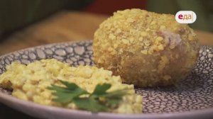 Булгур с грибами и яйцо по-шотландски | Дежурный по кухне 5 /3