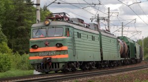 Поезда на перегоне Тучково - Дорохово Белорусского хода Московской железной дороги. Июнь 2022 года