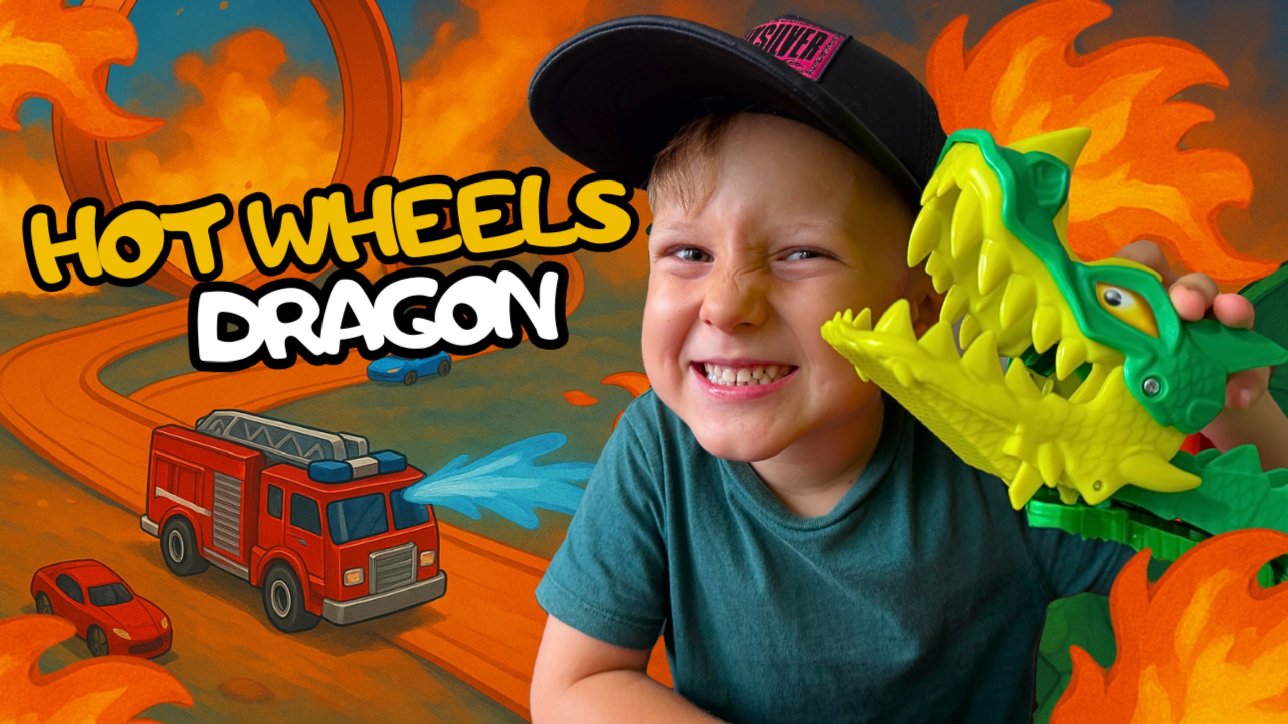 Hot Wheels Dragon — видео для детей про Хот Вилс! Новая игрушка у Mishka Star🔥