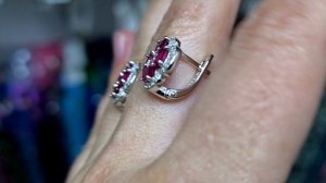 серьги - серебро