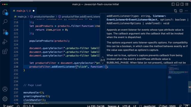 7. Project The Product Filter Functionality смотреть онлайн