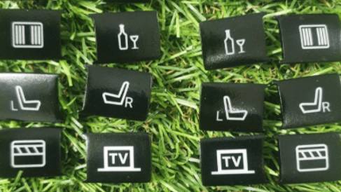 Профессиональная гравировка автомобильных кнопок в Москве и Казани