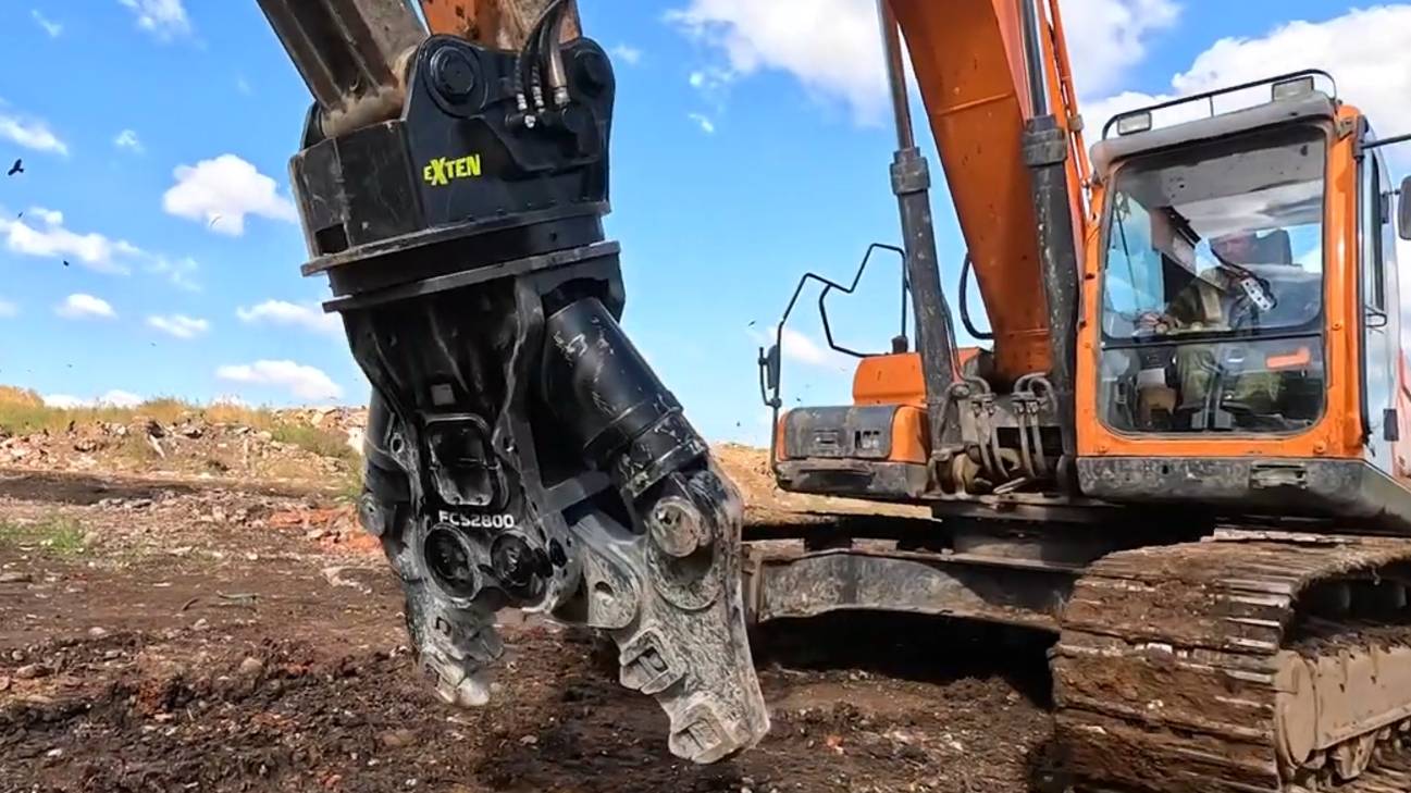 Гидроножницы для первичного разрушения EXTEN серии FCS смотреть онлайн