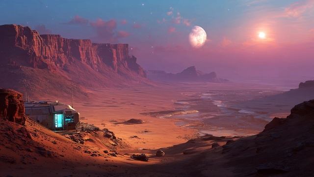 0094 - Dystopian Landscape - Mars ｜ SciFi Soothing Ambience ｜ Deep Focus & Relaxation