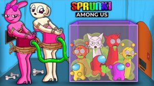 Капучино Балерина против Брэйнрод против Спрунки ПИНКИ, Амогус и Капибары, в анимации