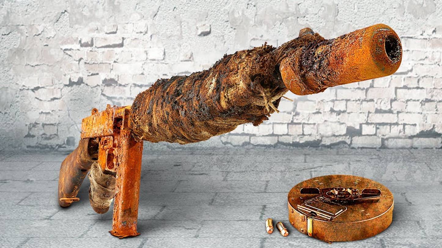 РЖАВЫЙ THOMPSON 1928 СТАЛ КАК НОВЫЙ! — ВОЗРОЖДЕНИЕ ЛЕГЕНДАРНОГО ПП смотреть онлайн