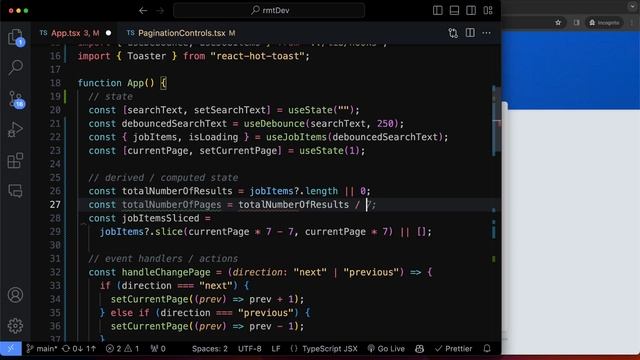 158. Finish pagination (derived state) смотреть онлайн