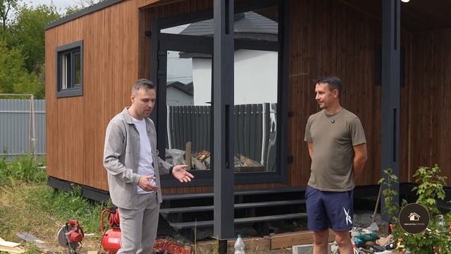 Красивая и компактная модульная баня!