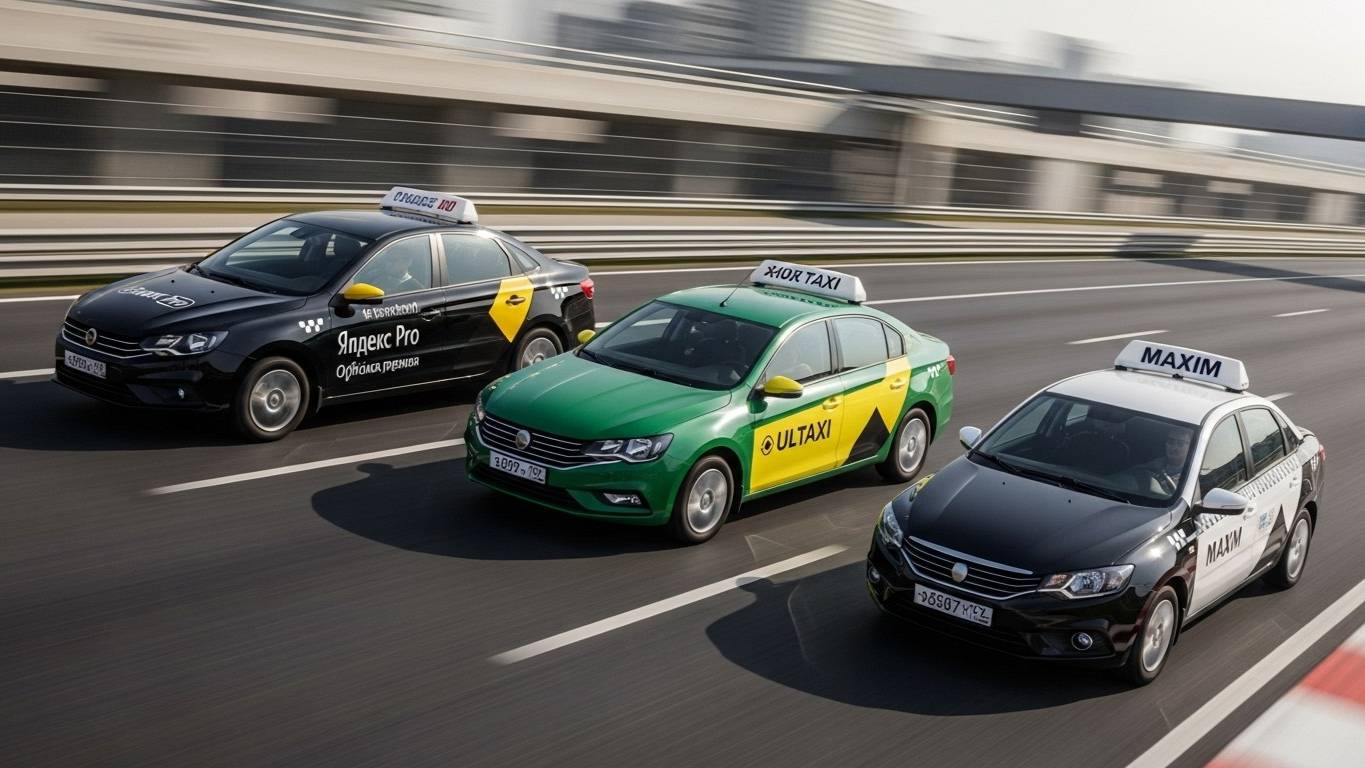 Три Агрегатора такси. Максим. ULTAXI. Яндекс про.