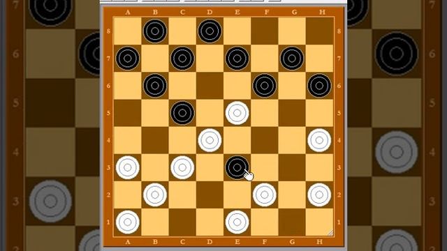 Как выигрывать в шашки - Шашечный шедевр. шашки бесплатно. шашки онлайн. русские шашки