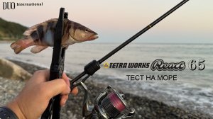 DUO Tetra Works React 65 TWRT-65. Тест на море. Булеры и техасская оснастка.