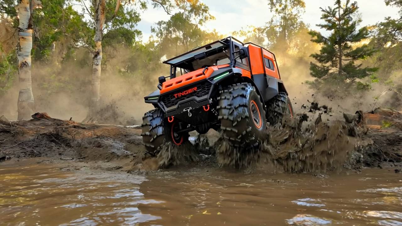Новый Tinger TF 4 Pro против БОЛОТА и ГОР! ВЕЗДЕХОД, который НЕВОЗМОЖНО остановить!