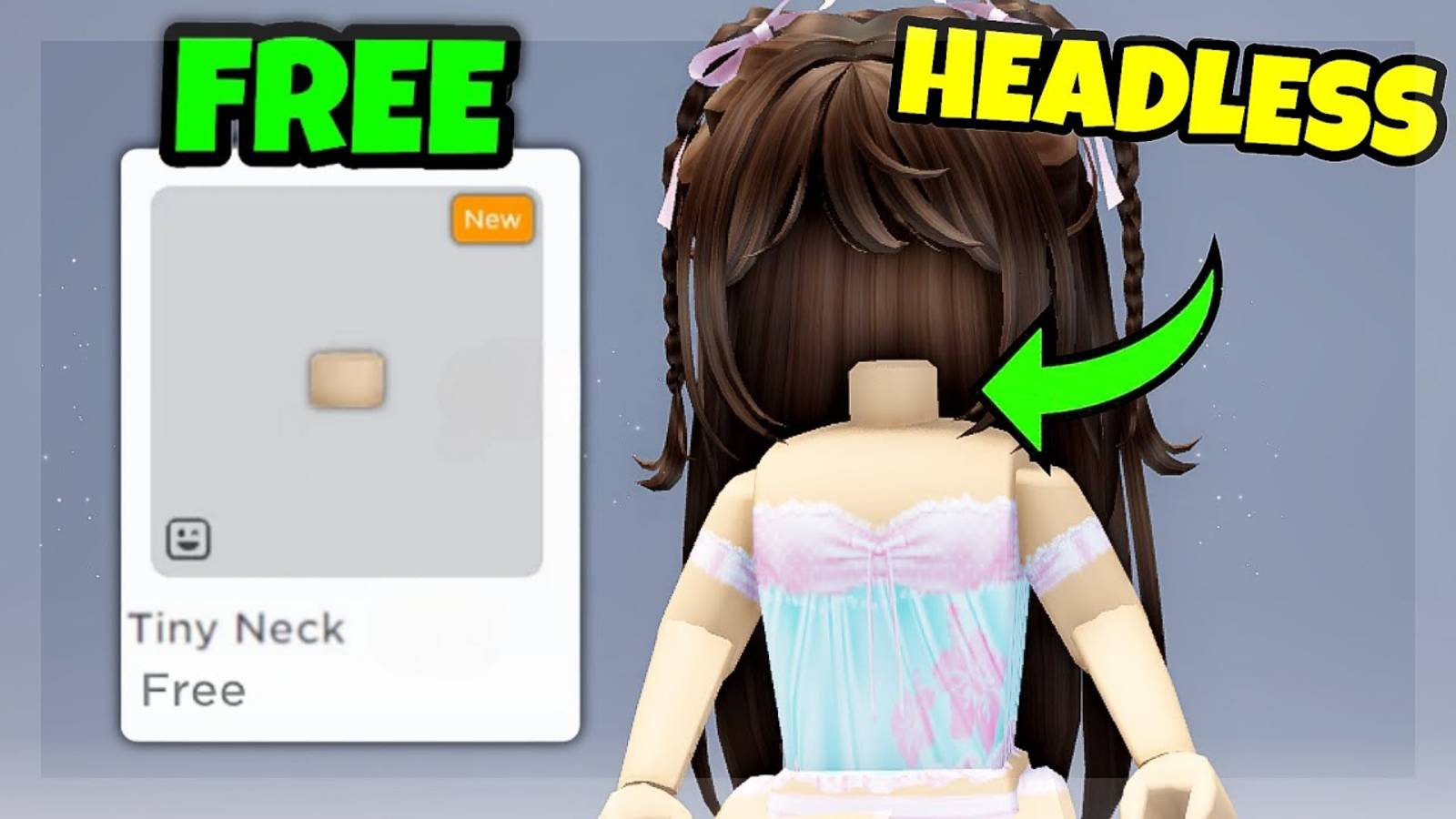 КАК СДЕЛАТЬ ГОЛОВУ Headless БЕСПЛАТНО? | Настройка безголового аватара Хэдлесс в Роблокс смотреть онлайн