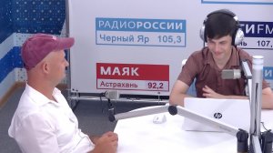 Съемки фильма "Раскаты".В гостях режиссер фильма Глеб Пускепалис