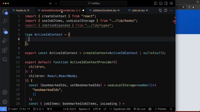 180. ActiveId optimization custom hook vs context API смотреть онлайн