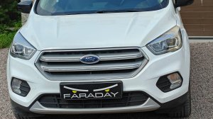 Ford Kuga 2018. Установка мощных bi-led Aozoom A15 4300k.