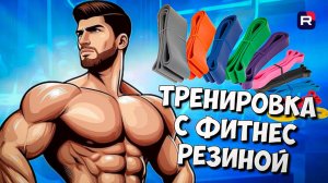 Тренируемся с фитнес резиной дома | Тренировка дома