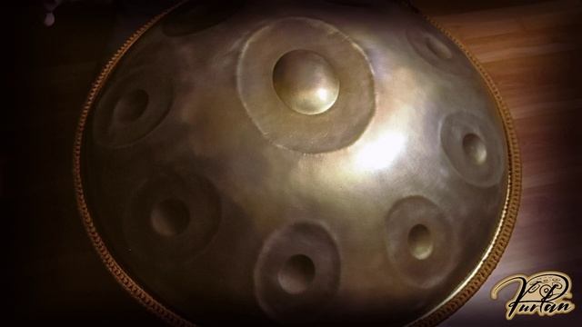 KurPan | Handpan D Hijaz 9 | D / A C D D# F# G A C | латунированный