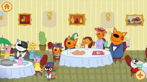 Три Кота в ресторане|Мультик-Игра Кукольный домик|Смотреть три кота