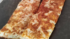 Яичные блинчики с ветчиной и сыром