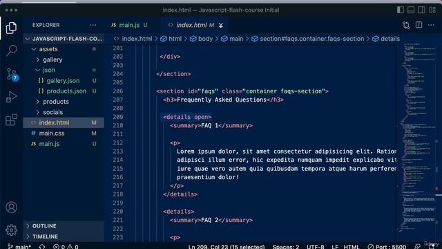 8. Project The Footer Section смотреть онлайн