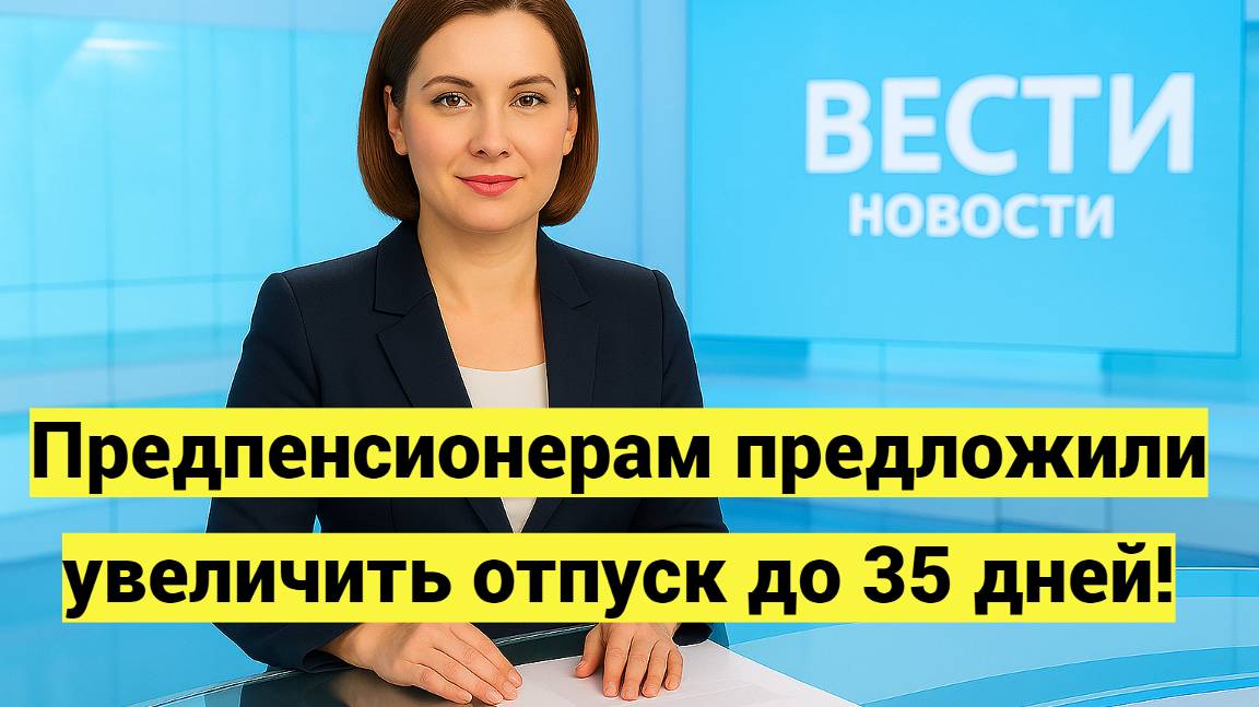 Предпенсионерам предложили увеличить отпуск до 35 дней смотреть онлайн
