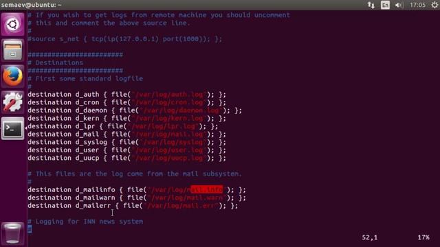 LPIC 108.2 часть пятая. Журналирование событий syslog-ng смотреть онлайн